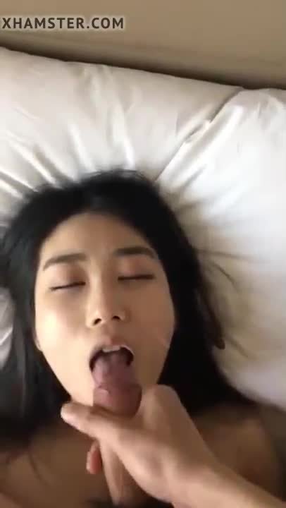 Sexy Asian Swallows All the Cum After Facial - Porn